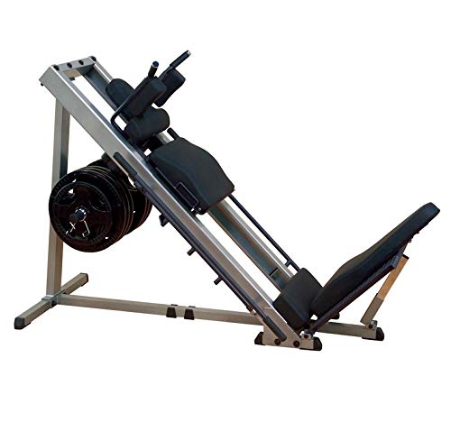 Body-Solid 3in1 Beintrainer für Zuhause | Beinpresse, 45° Hackenschmidt & Wadentrainer | Fitnessgerät Black-Edition - Bodyshop-fit