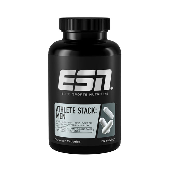 ESN Athlete Stack Men 2.0, 210 Kapseln, alle essentiellen Vitamine und Mineralstoffe, vegan - Made in Germany