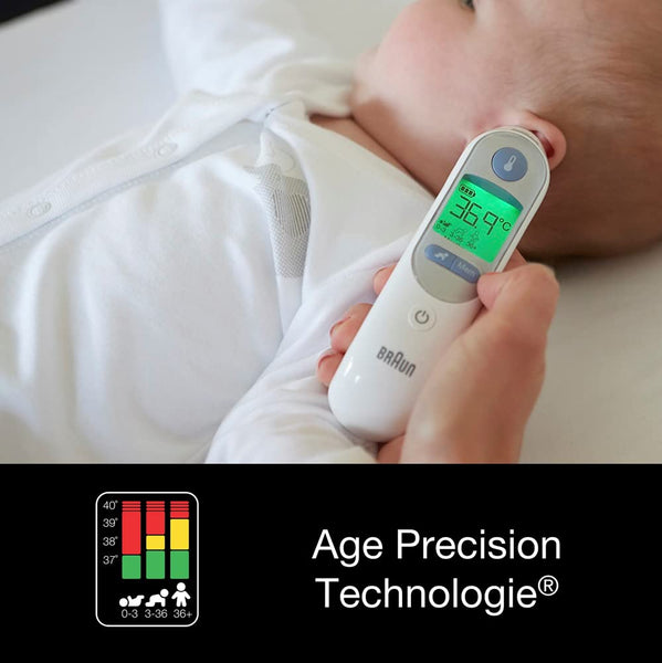 Braun ThermoScan 7 Ohrthermometer bei bodyshop-fit.de | Altersgenauigkeit & farbcodiertes Display jetzt kaufen - Bodyshop-fit