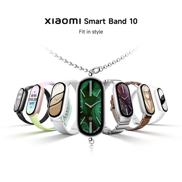 Xiaomi Smart Band 10 kaufen - Smart Watch und Fitness-Tracker mit 1,72" AMOLED Display, 21 Tagen Akku, 5ATM Wasserdichtigkeit, SPO₂- und Herzfrequenzmessung, Schlafüberwachung und 150+ Sportmodi in Schwarz - Bodyshop-fit
