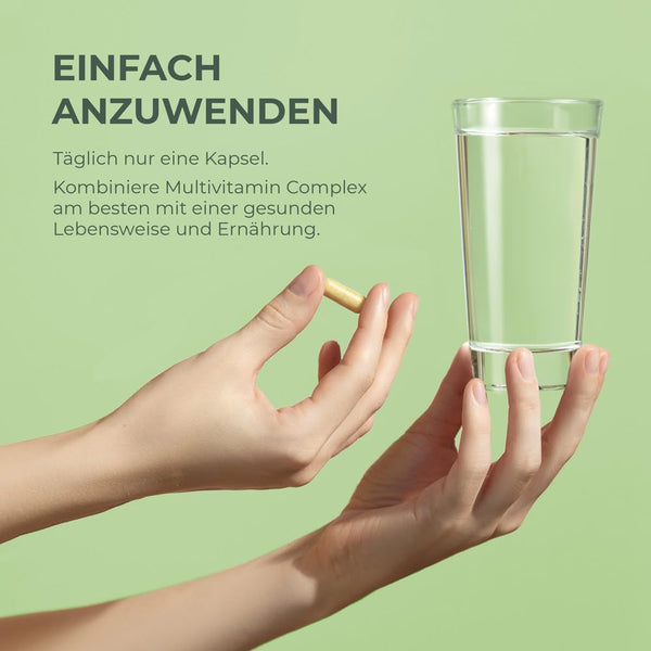 Primal Harvest Multivitamin Tabletten - Hochdosierte Kapseln mit Vitaminen A, C, D, K und Mineralstoffen für optimale Gesundheit (30 Portionen) - Bodyshop-fit