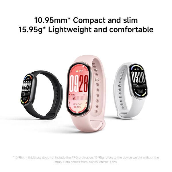 Xiaomi Smart Band 10 kaufen - Smart Watch und Fitness-Tracker mit 1,72" AMOLED Display, 21 Tagen Akku, 5ATM Wasserdichtigkeit, SPO₂- und Herzfrequenzmessung, Schlafüberwachung und 150+ Sportmodi in Schwarz - Bodyshop-fit