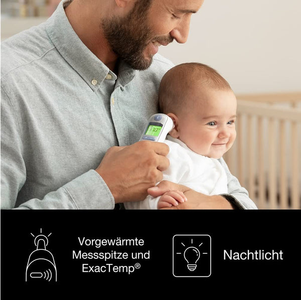 Braun ThermoScan 7 Ohrthermometer bei bodyshop-fit.de | Altersgenauigkeit & farbcodiertes Display jetzt kaufen - Bodyshop-fit