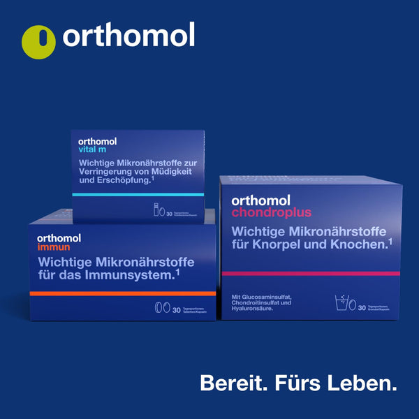 Orthomol Magnesium Plus Kapseln - 150 mg Magnesium pro Kapsel für eine normale Muskelfunktion - 60 Kapseln mit Superoxid-Dismutase aus Melonenfruchtsaft-Konzentrat - Bodyshop-fit