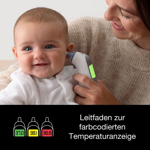 Braun ThermoScan 7 Ohrthermometer bei bodyshop-fit.de | Altersgenauigkeit & farbcodiertes Display jetzt kaufen - Bodyshop-fit