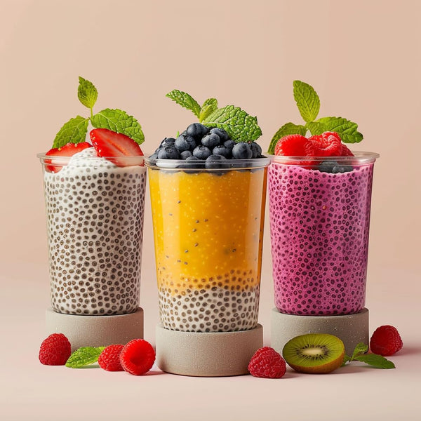 Naturacereal Chia Samen 1kg – Reich an Omega-3, Ballaststoffen & Quelle pflanzlichen Proteins, Antioxidatives Kraftpaket, Ideal für Smoothies, Puddings & mehr – Ethisch geerntet