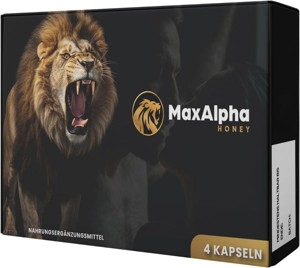 MaxAlpha Ginseng- & Pflanzenextrakt-Kapseln – 8 Stück | Nahrungsergänzung für Männer | Mit Maca, Ginseng, Rhodiola, Astragalus & Traubenkernextrakt