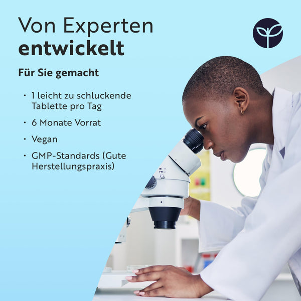 Nutravita Multivitamine & Mineralien für Männer - 25 Essentielle Aktive Vitamine & Mineralien mit Maca-Wurzel & Panax Ginseng - 180 Vegane Multivitamin Tabletten - Multivitamin Tabletten Hochdosiert