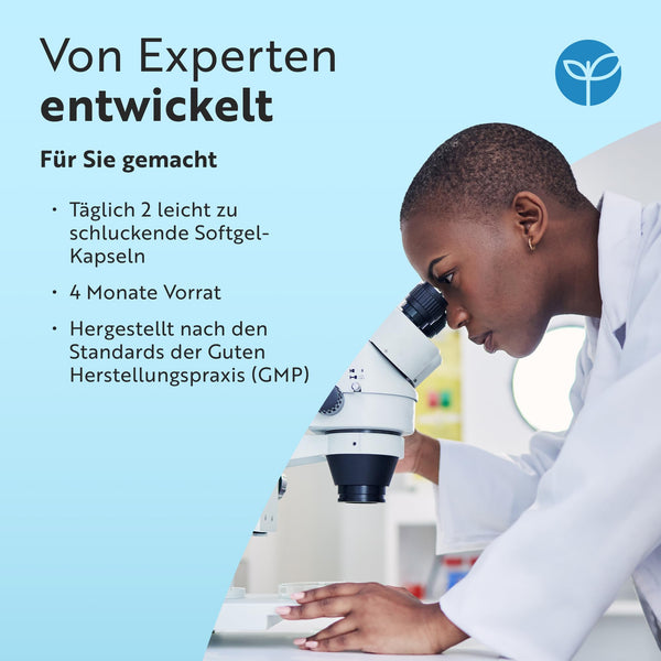 Nutravita Omega 3 Kapseln hochdosiert 2000mg Fischöl mit 660mg EPA und 440mg DHA für Herz, Gehirn und Augen – 240 Weichkapseln für 4 Monate - Bodyshop-fit