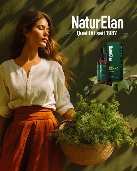 Vitamin D3 K2 Tropfen hochdosiert - 50ml, 1000 I.E. Vitamin D3 pro Tropfen, vegetarisch, ohne Zusätze, Laborgeprüft - Bodyshop-fit
