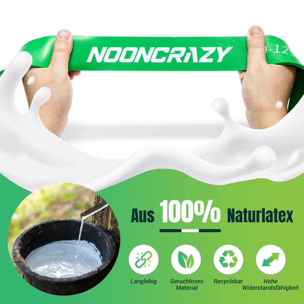 Resistance Bands, 4 Verschiedene Ebenen Widerstandsbänder mit Türanker und Handgriffen, Fitnessbänder für Kraftraining, Training, Yoga für Männer und Frauen