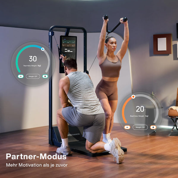 Speediance Gym Monster 2 Smart Home Gym, Upgraded AI-Powered Home Workout Maschine, Multifunktionale Smith Maschine, Ganzkörper-Krafttraining Fitnessgeräte, All-in-One Workout Station(Family Plus 2.0)