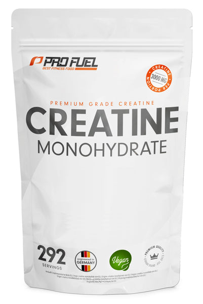 Creatin Monohydrat Pulver 1kg / 1000g reines Kreatin Monohydrat in mikronisierter Qualität - Creatine-Monohydrate optimal hochdosiert - Creatin-Pulver ohne Zusätze, 100% vegan, Vorrat für 292 Tage - Bodyshop-fit