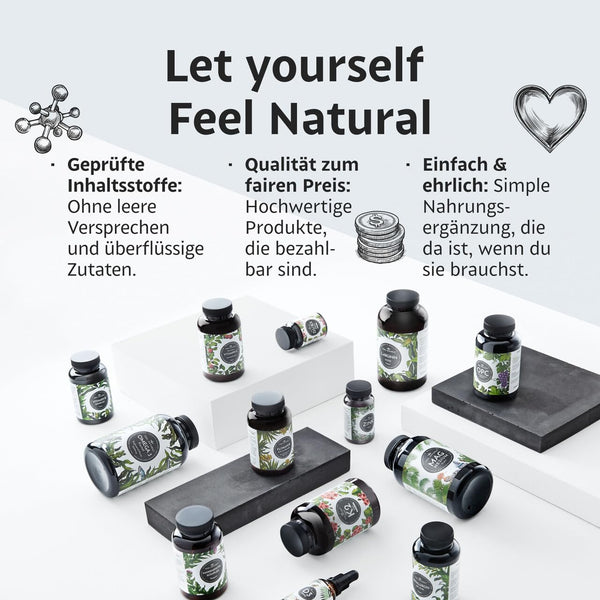 Magnesium hochdosiert Kapseln - 365 Stück (Jahresvorrat) - 664mg je Kapsel, davon 400mg elementares Magnesium - höherer Gehalt als andere Magnesiumformen - Laborgeprüft & Vegan