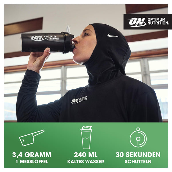 Optimum Nutrition Mikronisiertes Kreatin Pulver - Geschmacksneutral, 634g, 186 Portionen für optimale Leistung - Bodyshop-fit