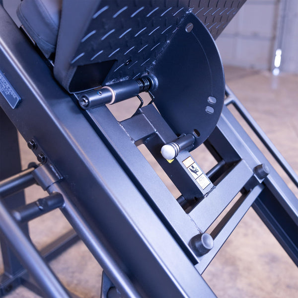 Body-Solid 3in1 Beintrainer für Zuhause | Beinpresse, 45° Hackenschmidt & Wadentrainer | Fitnessgerät Black-Edition - Bodyshop-fit