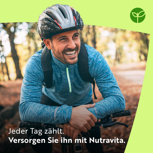 Nutravita Multivitamine & Mineralien für Männer - 25 Essentielle Aktive Vitamine & Mineralien mit Maca-Wurzel & Panax Ginseng - 180 Vegane Multivitamin Tabletten - Multivitamin Tabletten Hochdosiert