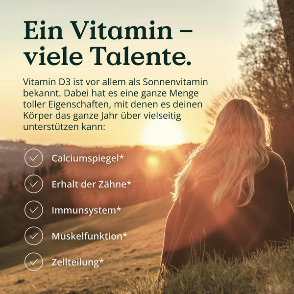 Vitamin D3 + K2 (50ml) - Hoch bioverfügbar durch Original K2VITAL® 99,7% all-trans - laborgeprüfte 1000 I.E. Vitamin D3 pro Tropfen (1700 Tropfen mit Vitamin D + Vitamin K) - in MCT-Öl - Hochdosiert