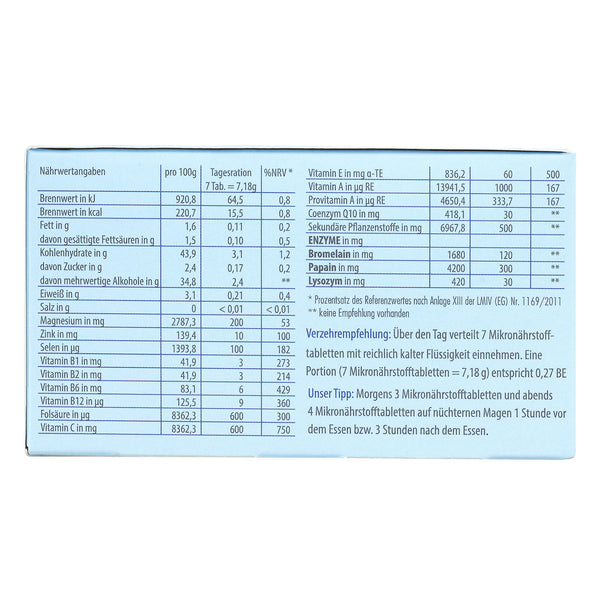 innovazym® Multi-Enzym-Komplex| Entwickelt von der Medizinischen Enzymforschungsgesellschaft| Lysozym+Papain+Bromelain+Bioflavonoide+Q10+Vitamine | 98 Tabletten hochdosiert