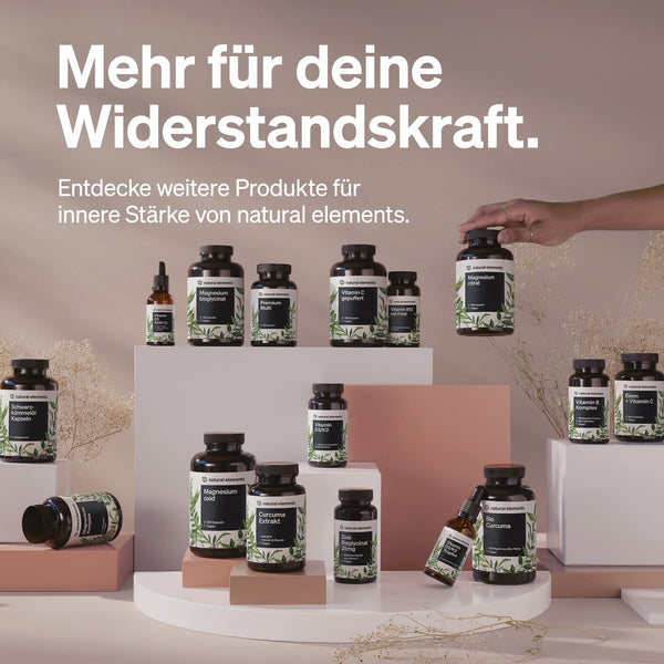 natural elements Vitamin D3 1000 I.E. – 365 Tabletten im Jahresvorrat – Vitamin D für Knochen und Immunsystem – hochdosiert, ohne unnötige Zusätze – in Deutschland produziert & laborgeprüft
