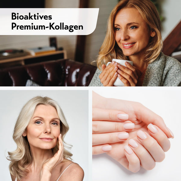 pureSGP® Kollagen [300g]: Reinstes Kollagen in Apothekenqualität - Bioaktive Premium-Peptide aus hochwertigem Kollagenhydrolysat. Mit Vitamin C & Biotin - Geschmacksneutral - Gute Löslichkeit