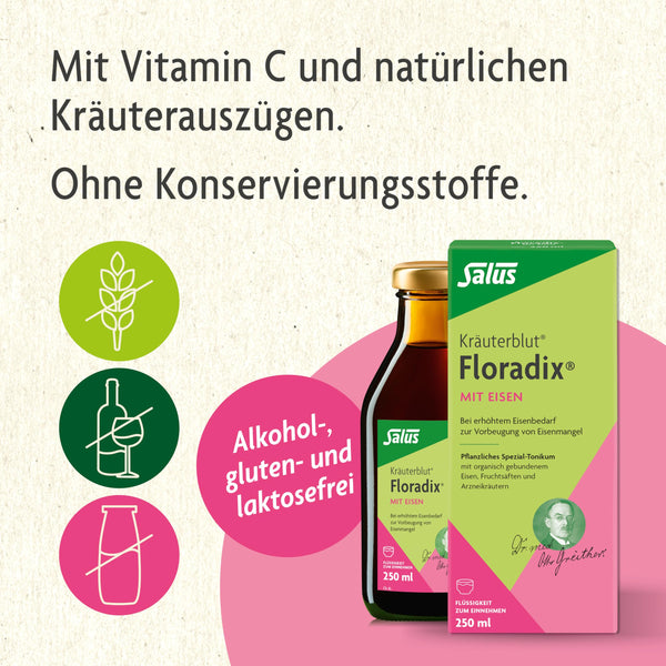 FLORADIX mit Eisen Lösung zum Einnehmen 700 ml