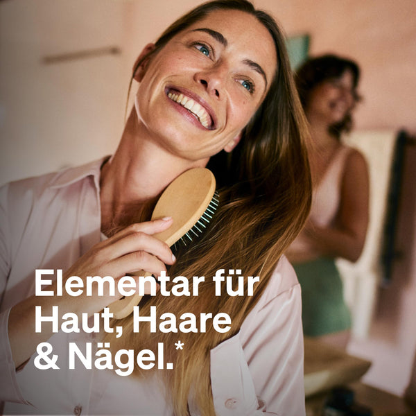 natural elements Biotin + Selen + Zink für Haut, Haare & Nägel - 365 vegane Tabletten - Ohne Magnesiumstearat, laborgeprüft