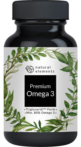 Omega 3 Fischöl Kapseln - Premium: GoldenOmega® mit 80% Omega 3-Gehalt und in Triglycerid-Form - Laborgeprüft, ultrarein, hochdosiert und aus nachhaltigem Fischfang